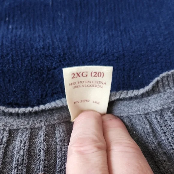 Gray Ribbed Sweater - Picture 7 of 7